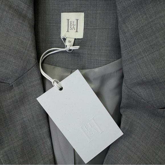 NEW Helsa The Short Meeting Wool Romper Gray Size Medium - Picture 5 of 6